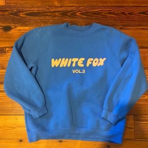 White fox sweatshirt